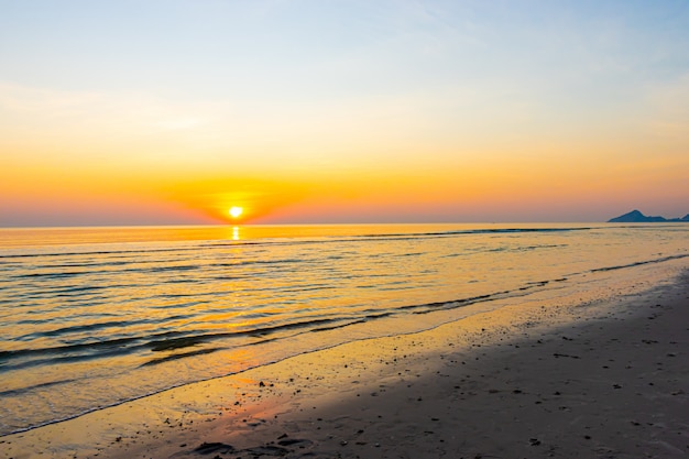 Sunset at the beach