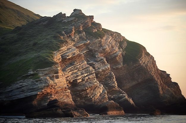 Sunset over the cliffs of Ponta de Sao Lourenco