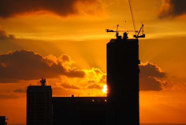 Sunset at Colombo Sri Lanka