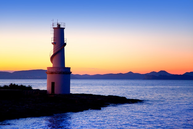 Sunset from La Savina lighthouse in Formentera