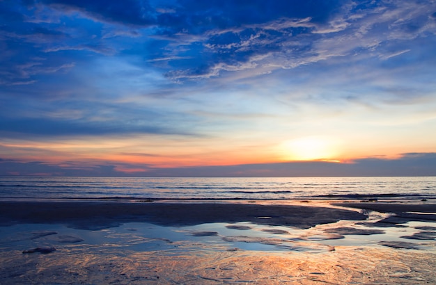 Sunset at Karon beach