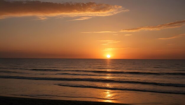 Sunset over the Ocean