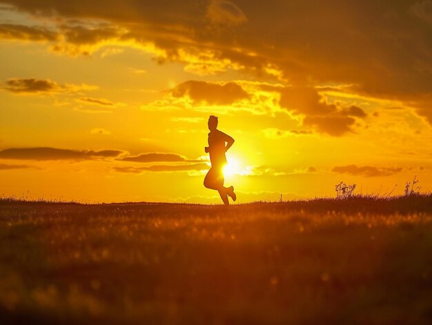 Sunset Run on the Horizon