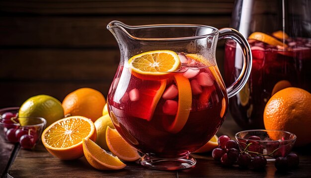 Sunset Sangria A Spanish style wine punch