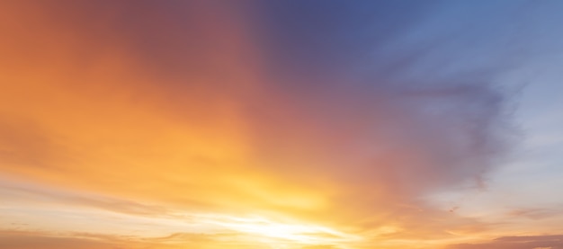 Sunset sky background