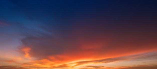 Sunset sky background