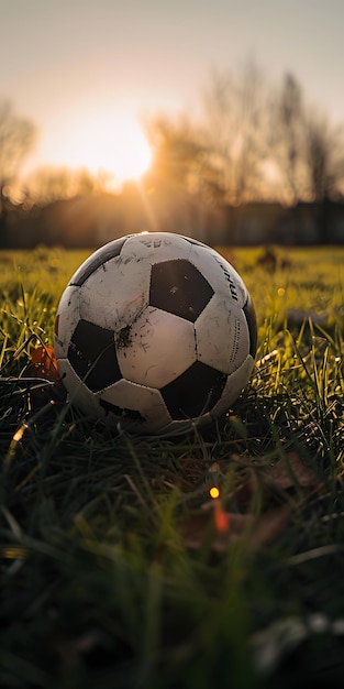 Sunset Soccer Tranquility