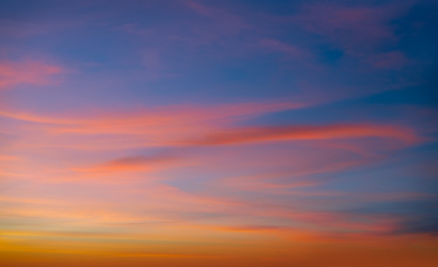 Sunset sunrise dramatic sky orange clouds