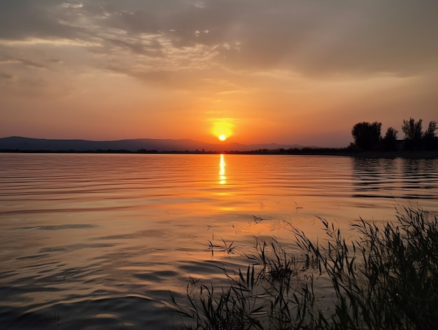 Sunset Sunrise Summer LandscapeBeautiful NatureBlue Sky amazing colorful cloudsNatural Backgrou