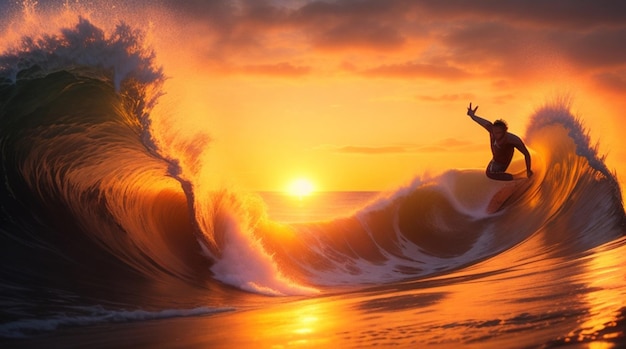 Sunset Surf