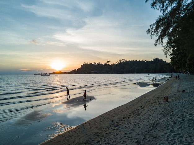 Sunset in thailand