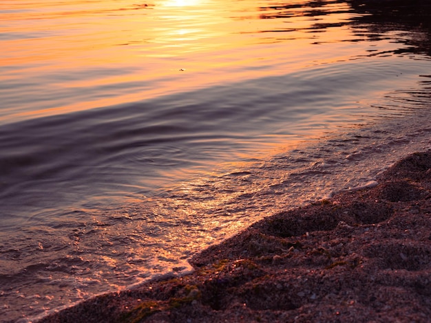 Sunset view from the beach