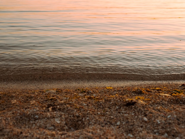 Sunset view from the beach