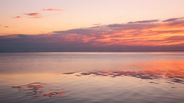 Photo sunset with a boat in the water