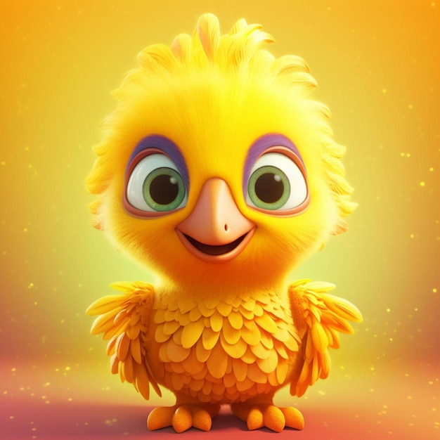 Super Adorable little yellow phoenix