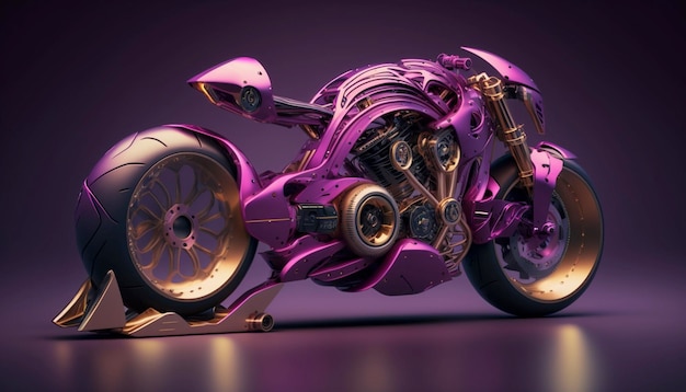 Super bike futuristic bikeGenerative AI