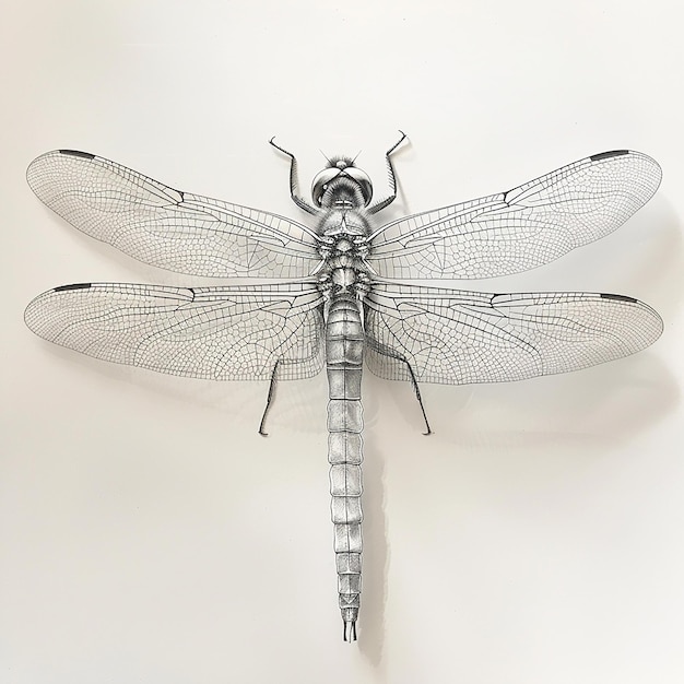 Super Fine Detailed Picture of a Dragonfly