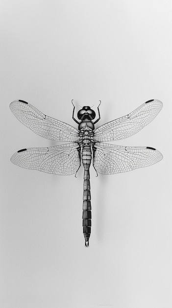 Super Fine Detailed Picture of a Dragonfly