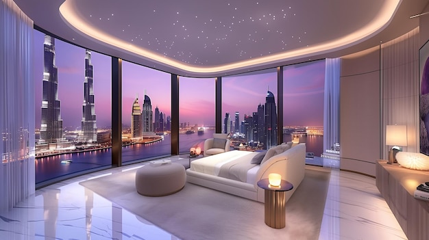 Super Luxury Flat in Dubai with Style Rich and Stunning Overlooking the City