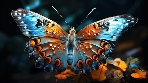 Super macro of Butterfly