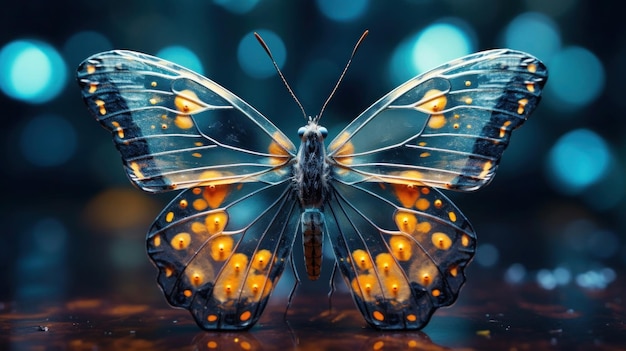 Super macro of Butterfly