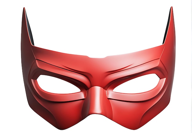 Superhero mask isolated on white background cut out