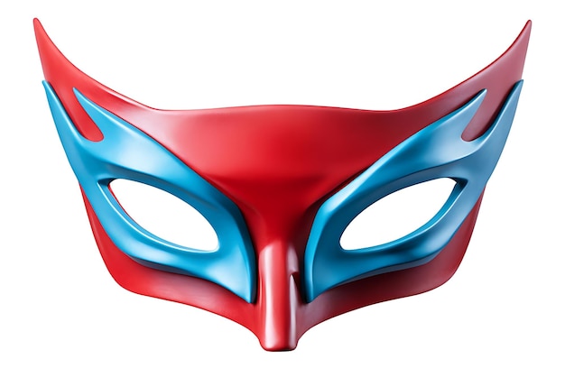 Superhero mask isolated on white background cut out