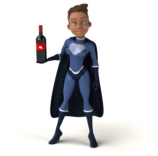 Superwoman 3D character