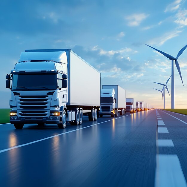 Supply chain logistics powered by renewable energy and green technology