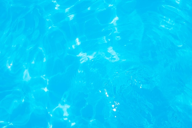 Surface of blue swimming pool background of water in swimming pool Beautiful blue water background