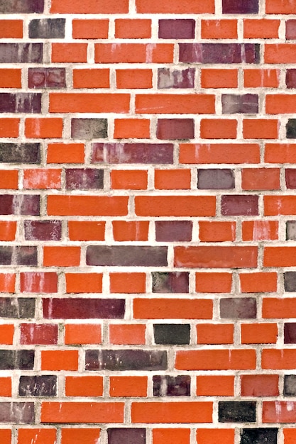 The surface of the brown and purple symmetrical brick