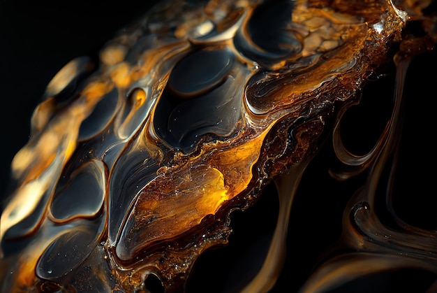 Surface of stone amber onyx abstract background Generative AI