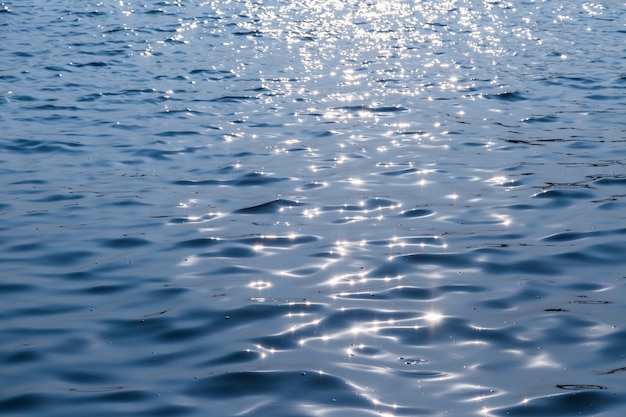 Surface water in the sunset time sunset water background