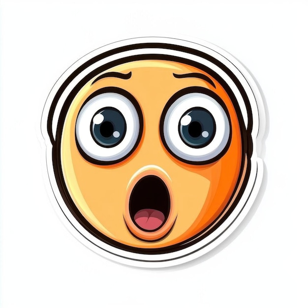 Photo surprised emoji sticker