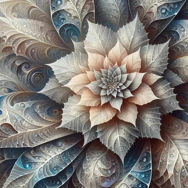 Surreal Botanical Art Flora and Fractal Flowers