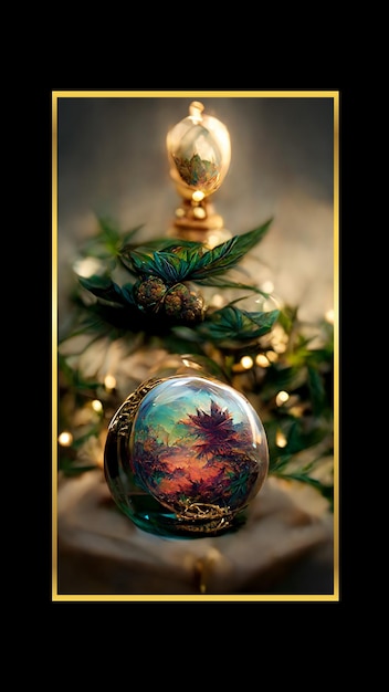 Surreal Christmas baubles