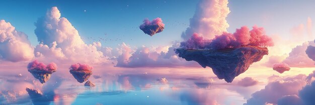 Photo surreal dreamscapes banner design