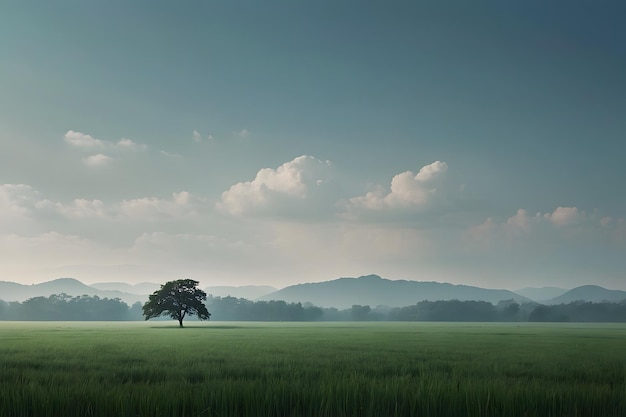 A surreal landscape of nature