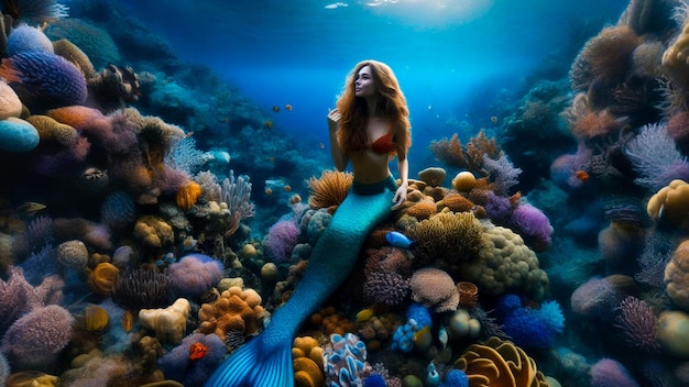 Surreal mermaid image inspires aquatic enchantment