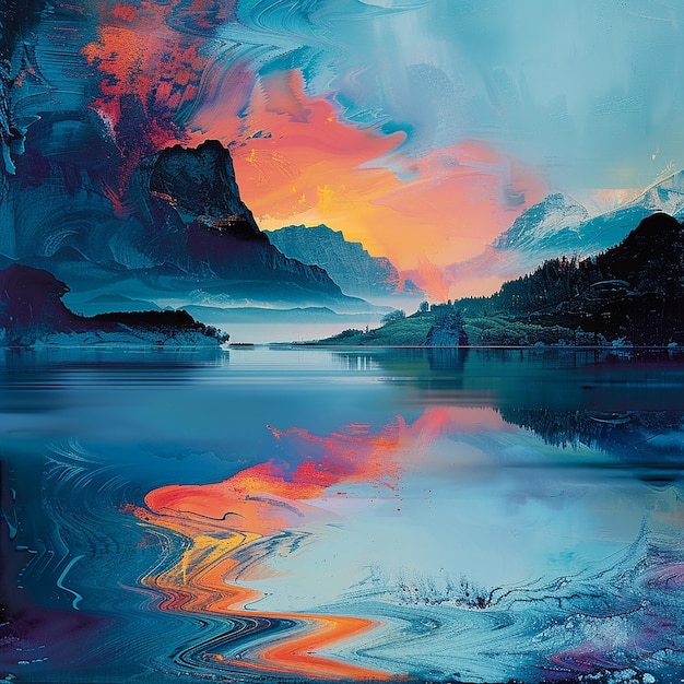 Surrealistic Abstract Landscapes