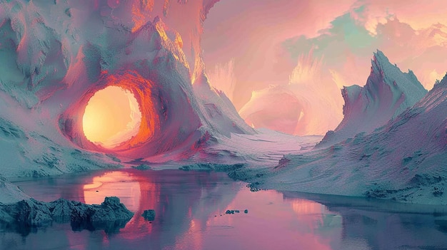 Surrealistic Abstract Landscapes