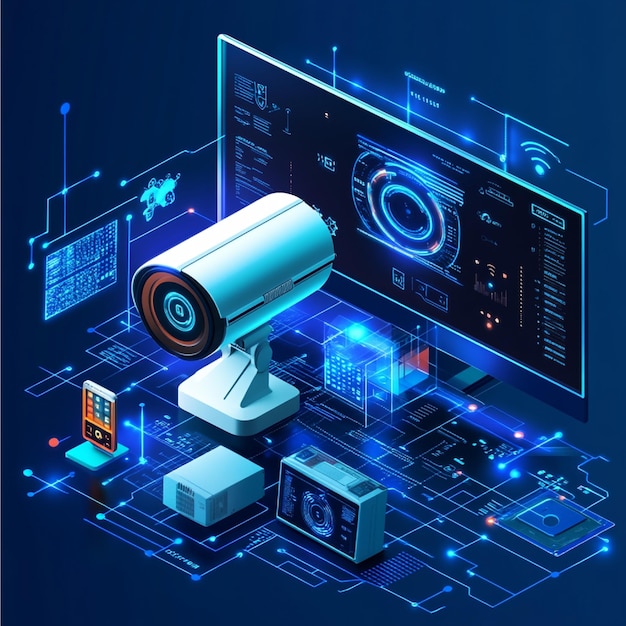 Photo surveillance and data protection illustrating how data collected through monitoring is protected an