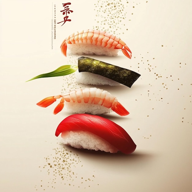 sushi food poster