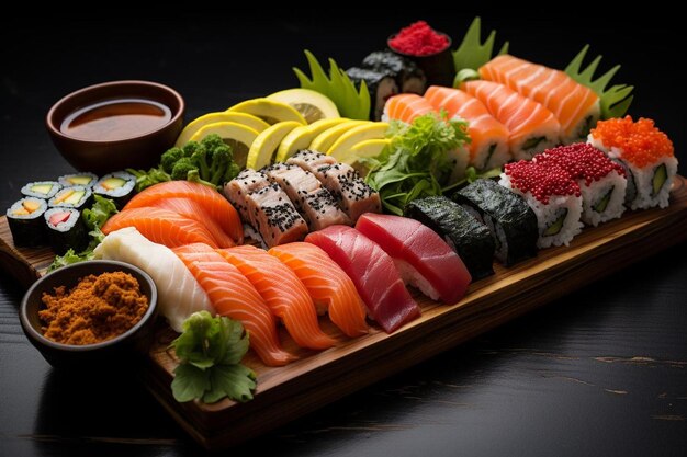 Sushi Platter with Fresh Fish