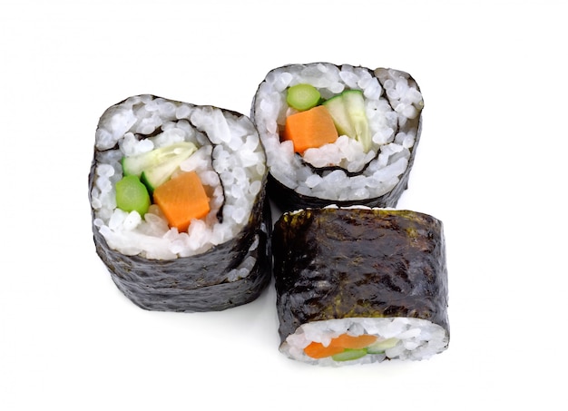 Sushi roll with vegetables