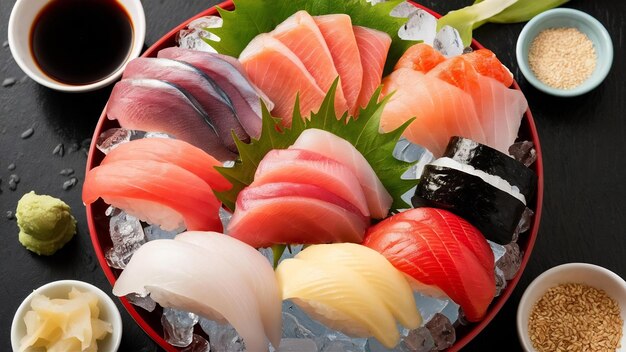 Sushi sashimi set