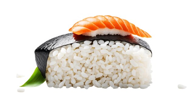 Photo sushi on white background