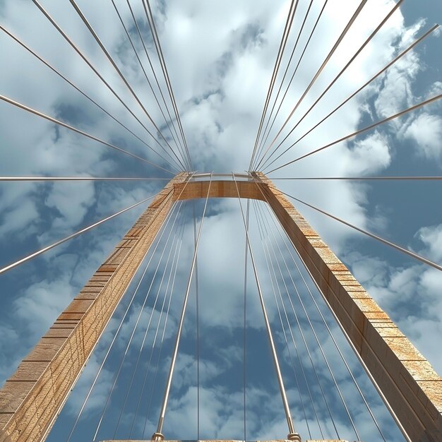 Photo suspension bridge structural engineering