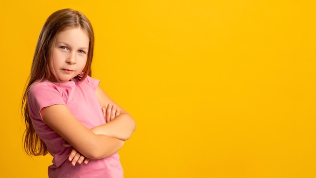 Suspicious child portrait disagreement bullying