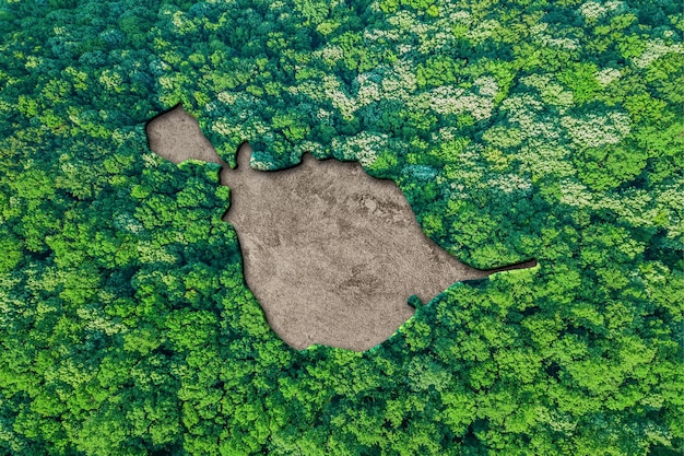 Sustainable habitat Map of Heard Island and McDonald Islands, Environment concept